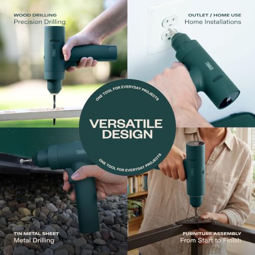 TINKR Cordless Brushless Drill 12V - Green - color: Green
