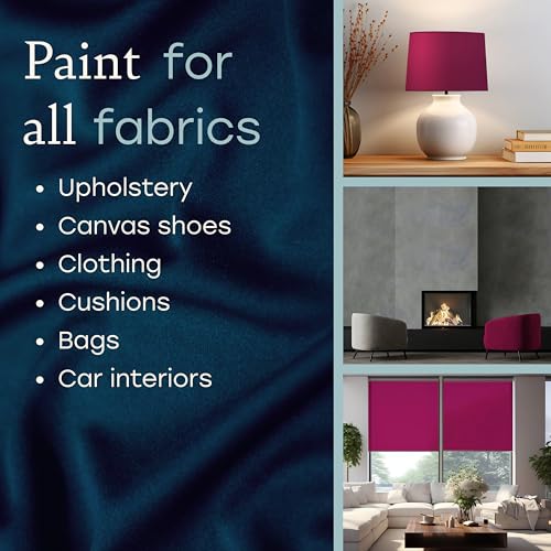 Fabricoat Fabric Paint & Upholstery Dye, Dark Brown, Flexible Finish - color: Dark Brown, size: 250 ml