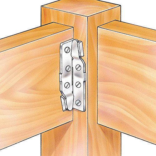 Surface Mount Bed Rail Brackets – Secure Fit, Easy Installation Metal Brackets for Wood Frame – DIY-Friendly Durable Bed Support Tool – Ideal Furniture Hardware for Home Improvement Projects