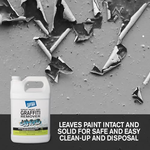 Lift Off Spray Paint & Graffiti Remover, 1 Gallon, 41201 (Pack of 4) - size: 128 Fl Oz (Pack of 4)