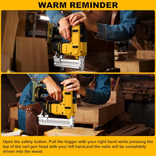 18 Gauge Cordless Brad Nailer for Dewalt 20V MAX Battery (No Battery)
