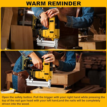 18 Gauge Cordless Brad Nailer for Dewalt 20V MAX Battery (No Battery)