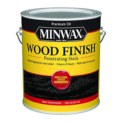 Minwax Wood Finish, True Black, 1 Gallon