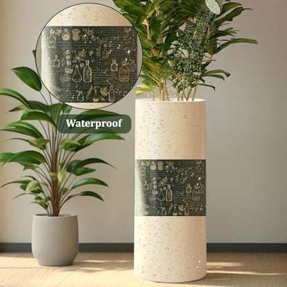WANDIC 3 Sheets Rub On Transfer Stickers, Retro Herbs Pattern Waterproof Decals Furniture Craft Embellishments for DIY Scrapbooking Photo Albums,15 * 30cm - color: Herbs