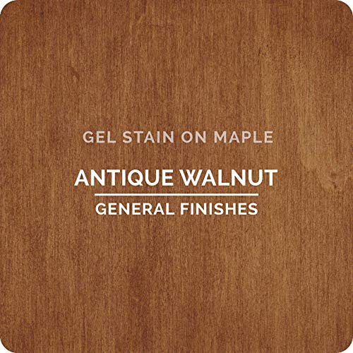 General Finishes Oil Base Gel Stain, 1 Quart, Antique Walnut - color: Antique Walnut, size: 1 Quart