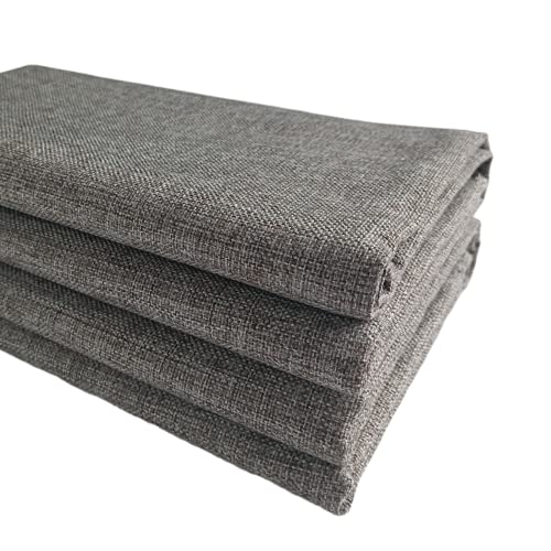 TinaKim Thick Chair Upholstery Fabric, Slub Faux Linen Type Cloth Material, for Sofa Couch DIY (flaxen 14, 3 Yard (57x 108 inch)) - color: Flaxen, size: 3 yard pre cut
