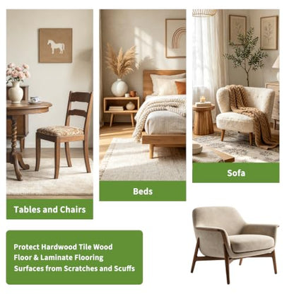 Furniture Sliders for Carpet - Yelanon 16 PCS 3.5" Furniture Moving Pads - size: 16pcs Beige 3.5"