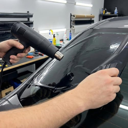 Spanno Car Window Tint Kit with Heat Gun, Squeegee and Vinyl Wrap Tools - color: Green