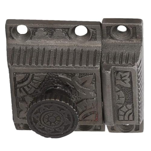A29 Cabinet Latch, Cast Iron, Windsor Design, Antique Iron Finish - color: Antique Iron-A