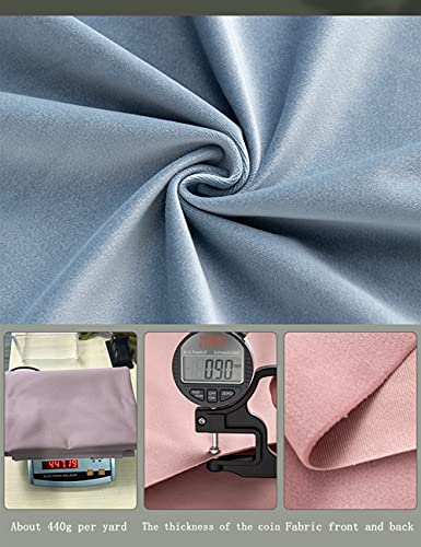 TinaKim Velvet Fabric for Upholstery Sofa Chair Cover Material (Red, by The Yard) - color: Red, size: Cut by the yard