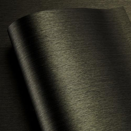 LACHEERY 16"x276" Brushed Stainless Steel Contact Paper Peel and Stick Kitchen Contact Paper Waterproof Heat Resistant Removable Bronze Metallic Peel and Stick Wallpaper Roll for Stove Fridge Film - color: 4.Bronze, size: 15.8" x 276"