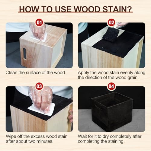 Boncart 8.45 FL.OZ Water-Based Wood Stain (Walnut) - color: Walnut