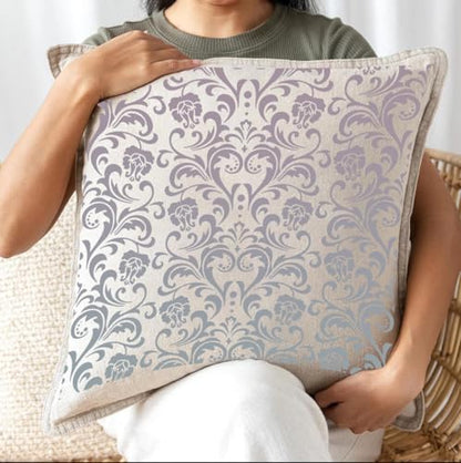 Damask Stencil Stencils for Crafts Reusable 7.8"x4" - style: Damask
