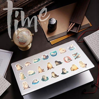 51Pcs Cartoon Seals Stickers Pack - Waterproof Stickers for Gifts,Scrapbooking,Laptop,Water Bottles,Skateboards,Mobile Phone SPKMMM - color: I