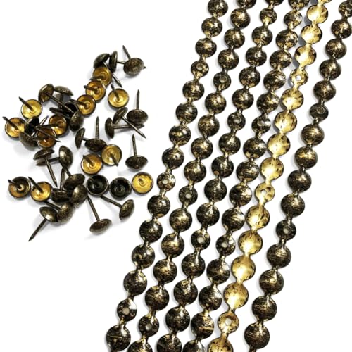10Meters Upholstery Tacks Strips/Nailhead Trims(D:9.5mm Antique) - color: Antique, size: 9.5mm