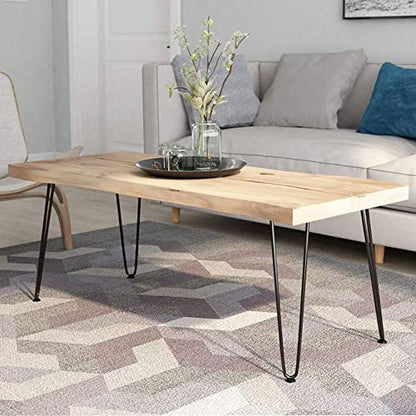 Heavy Duty Hairpin Legs 20'' Set of 4,DIY Metal Furniture Legs for Sofa/Cabinet/Nightstand etc | Diameter 3/8'' | with Screws and 4pcs Bonus Rubber Floor Protectors (20''), (M249)