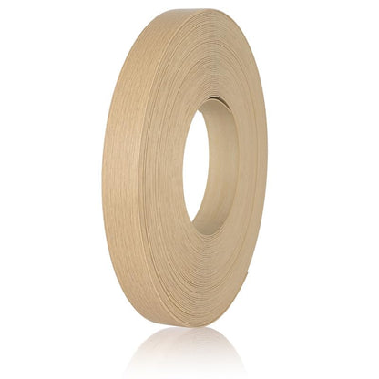Light Beige Wood Grain Edge Banding, 15/16" x 25ft PVC Edge Banding Tape, 1mm Thick Non-Glued Wood Veneer Edging for Furniture Repair, Small Shelf & DIY Project - color: Light Beige, size: 15/16 inch X 25 ft