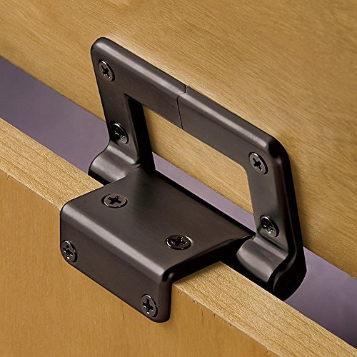 Rockler Lid-Stay Soft Close Hinges, Rustic Bronze, 60 lb (Pair of 2)