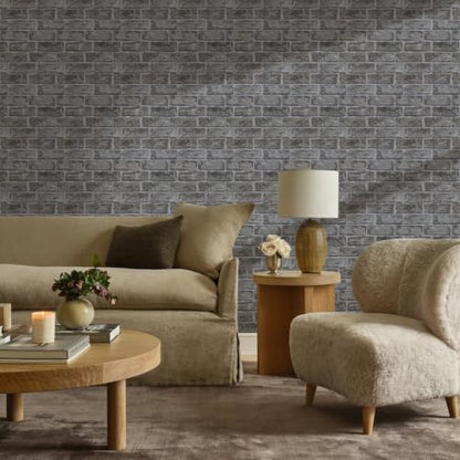 Commomy Faux Brick 3D Wall Panels Peel and Stick - 10 pcs 11.8" x 11.8" - color: Brick-PPP