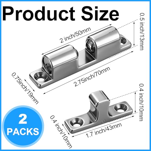 Frienda Double Roller Catch 316 Stainless Steel 70 Mm