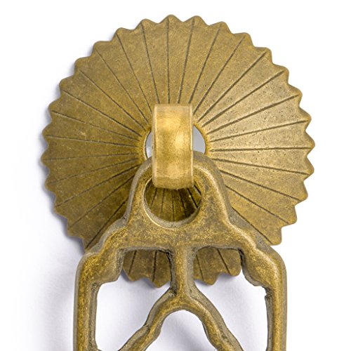 Hardware Philosophy HP Flower Box Brass Pulls, 2-Pack, 2.1 in