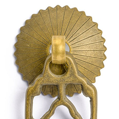 Hardware Philosophy HP Flower Box Brass Pulls, 2-Pack, 2.1 in