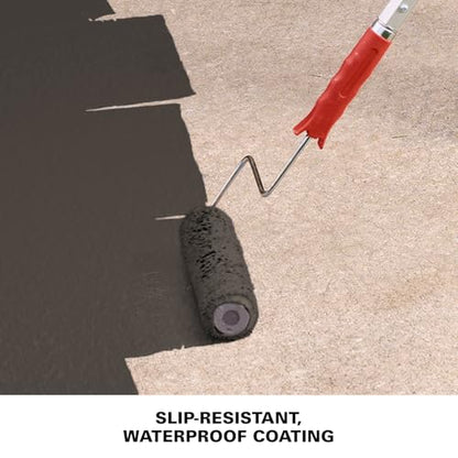 KILZ Over Armor Textured Solid Coating Resurfacer, Hickory Bark 1 Gallon - color: Hickory Bark, style: Smooth