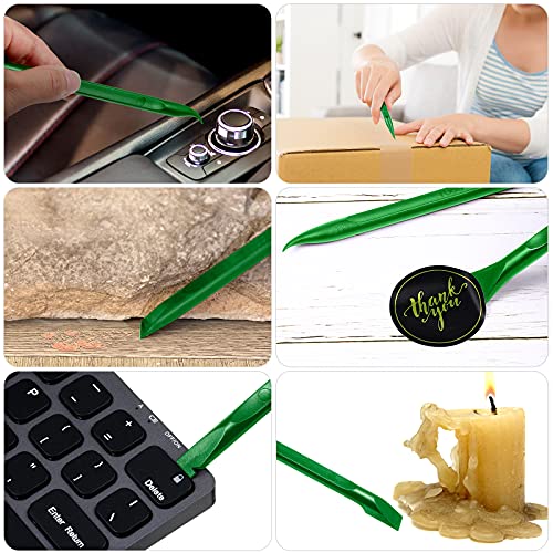 Honoson 9 Pcs Cleaning Scraper Tool, Scratch Free for Auto Detailing,None - color: Green