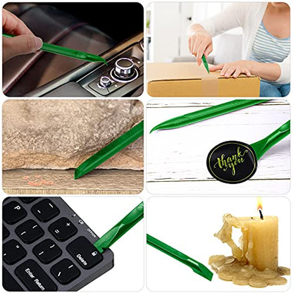 Honoson 9 Pcs Cleaning Scraper Tool, Scratch Free for Auto Detailing,None - color: Green