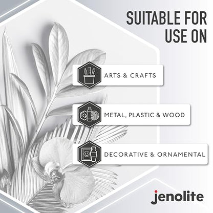 JENOLITE Directorust Metallic Finish Aerosol, Silver 1x13.5oz - color: Silver