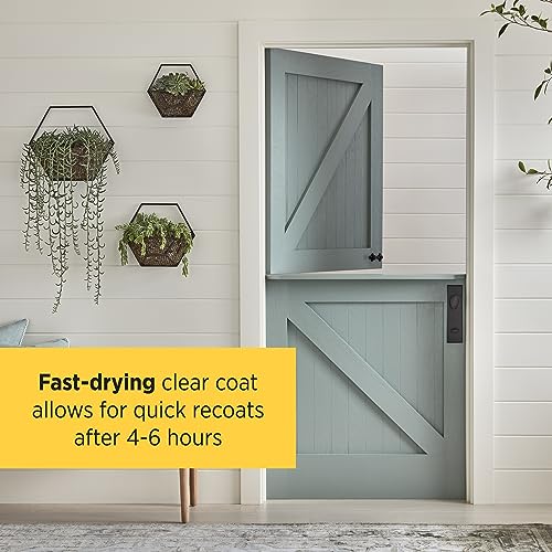 Minwax Fast Drying Polyurethane Protective Wood Finish, Clear Gloss, 2.5 Gallons - size: 2.5 Gallon