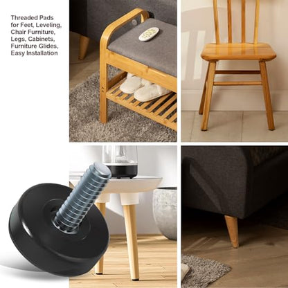 1/4'' Thread Furniture Feet Levelers,24PCS