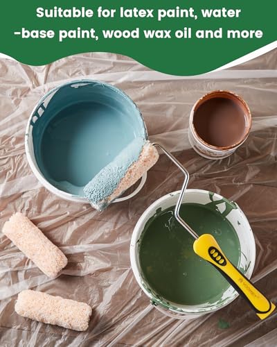 Voomey Paint Roller 4 Inch with Frame, Microfiber Jumbo Paint Roller Covers with 1/2” Nap, Graet for Wall Corners, Cabinets, Furniture Painting (Pack of 3) - size: 9pcs (Pack of 3)