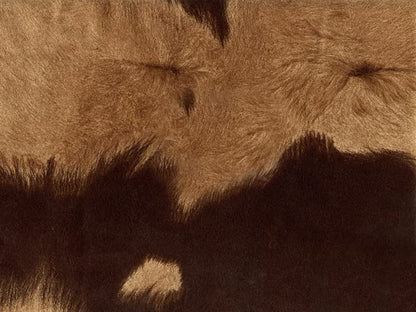 Suede Velvet Cow Print Fabric Udder Madness Upholstery 54" Wide Sold by The Yard (Big Cow Brown) - color: Big Cow Brown