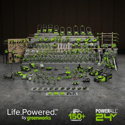 Greenworks 24V Cordless Brushless 400 in-lbs Drill/Driver, Lightweight, LED Work Light,18+1 Clutch, Battery and Charger Sold Separately - size: Tool Only(400 in-lbs Drill Driver)