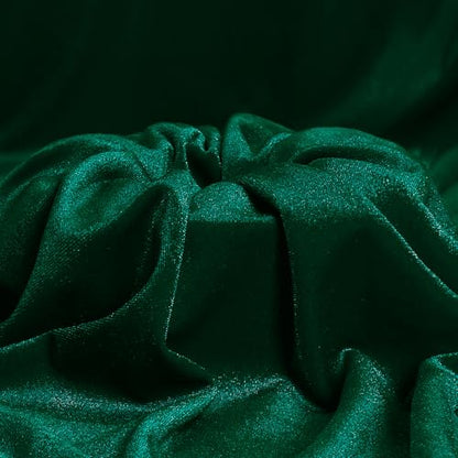 1 Yard Stretch Velvet Fabric, Hunter Green, 60 Inch Wide - color: Hunter Green, size: 1Yard