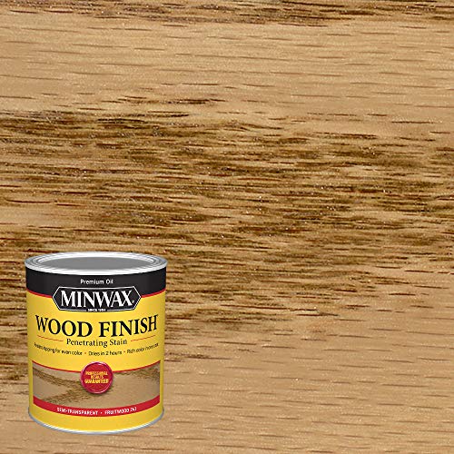 Minwax Wood Finish, Fruitwood, 1 Quart - color: Fruitwood, size: 0.25 Gallon