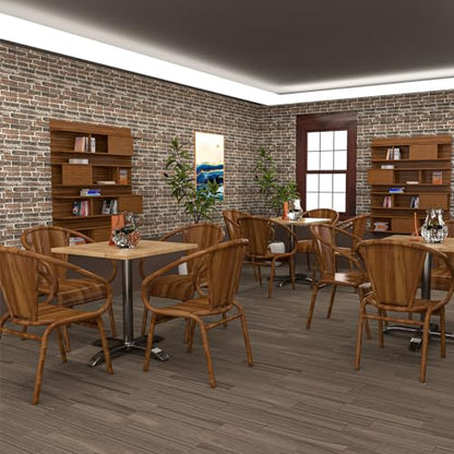 Faux Brick Wall Panels, 20 PCS, Red - color: Red Brick, size: 20PCS