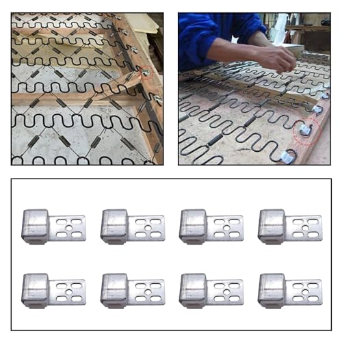 Upholstery Spring Clips, 20Pcs with Screws