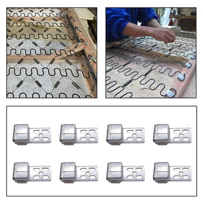 Upholstery Spring Clips, 20Pcs with Screws