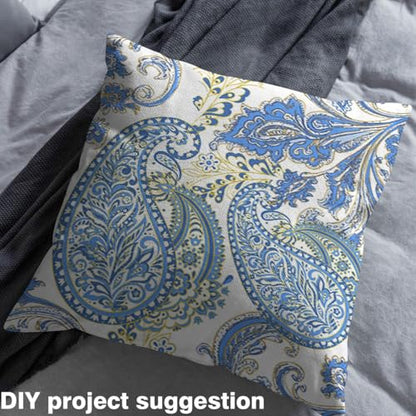 Feelyou Paisley Fabric by The Yard Soft 10 Yards - color: Multi 24, size: 10 Yards
