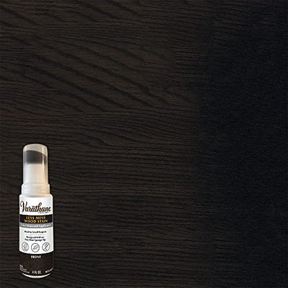 Varathane Less Mess Ebony Wood Stain & Applicator - color: Ebony, size: 4 Ounce (Pack of 1)