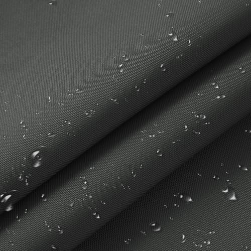 Waterproof Canvas Fabric 1200D Heavy Duty Outdoor Fabric 58" W 15 Yards - color: Grey, size: 15 Yards