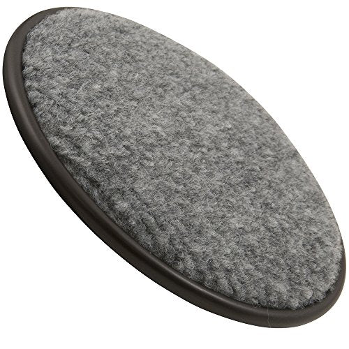 SoftTouch 2-1/2" Round Reusable Carpet Bottom Furniture Caster Cups for Office Chairs, Desks, and Carts, Furniture Wheel Caster Cups for Carpet and Hardwood Surfaces, 4-Pack, Brown - size: 2-1/2 Inch, 4 Pack, style: Round