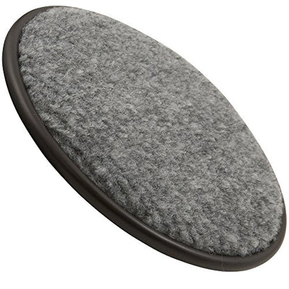 SoftTouch 2-1/2" Round Reusable Carpet Bottom Furniture Caster Cups for Office Chairs, Desks, and Carts, Furniture Wheel Caster Cups for Carpet and Hardwood Surfaces, 4-Pack, Brown - size: 2-1/2 Inch, 4 Pack, style: Round
