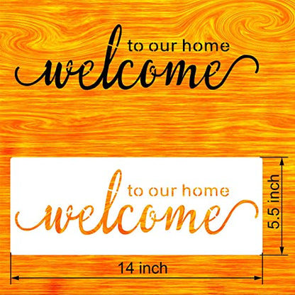 24 Pack Inspirational Word Stencils for Painting on Wood Wall Canvas - style: Word stencil