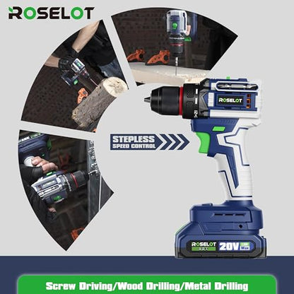 20V Brushless Cordless Drill Set
