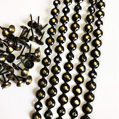 5Meters Upholstery Tacks Strips/Decorative Nail Trims(9.5mm Bronze) - color: 9.5mm Bronze