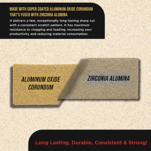 Dura-Gold Premium 1" x 4" Gold Sandpaper Micro Sheets, 80 Grit (Box of 45) - style: 80 Grit