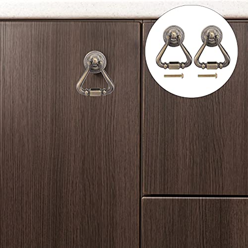 Tinksky Antique Cabinet Cupboard Wardrobe Drawer Knob Door Pull Handle - 1 Pair